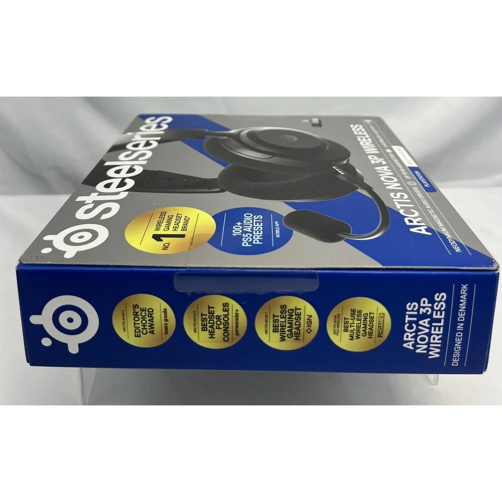 SteelSeries Arctis Nova 3P Wireless Gaming Headset PS5 PC Switch Black NEW